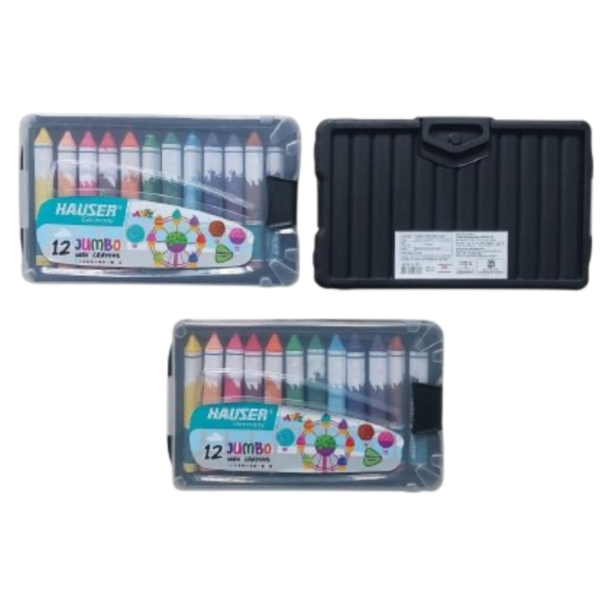 Hauser Artz 12 Jumbo Wax Crayons